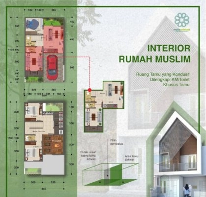 Ruang Tamu Konsep Islami